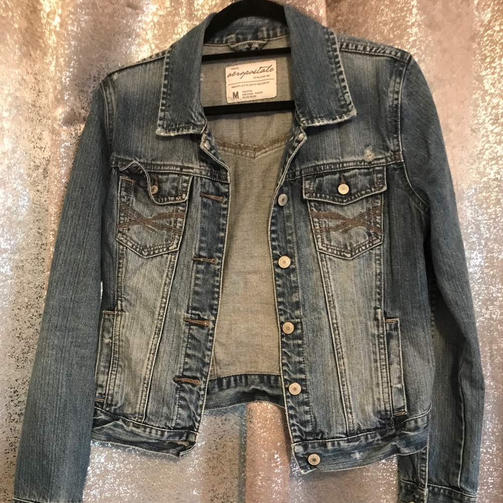 Aeropostale vintage jean jacket